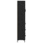 Highboard 2 stk. Sort eg 69,5 x 34 x 180 cm Konstrueret træ