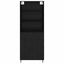 Highboard 2 stk. Sort eg 69,5 x 34 x 180 cm Konstrueret træ