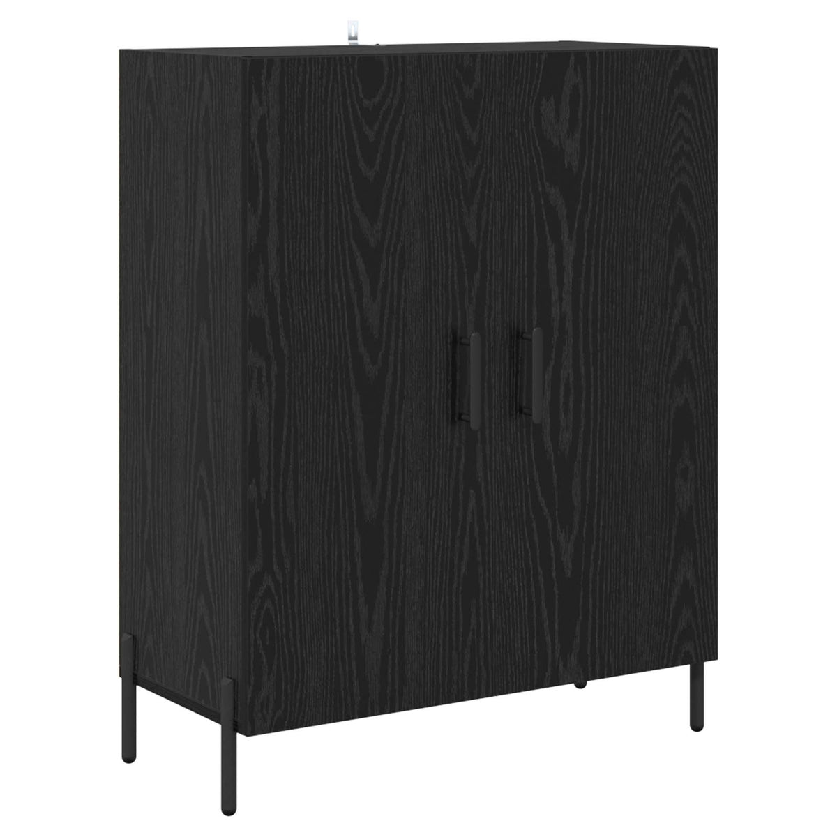 Highboard Sort eg 69,5 x 34 x 180 cm Konstrueret træ