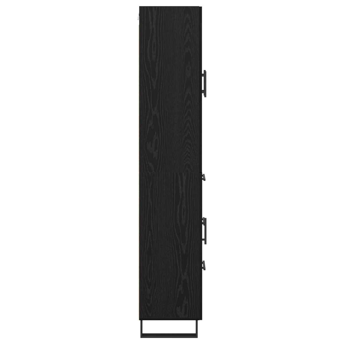 Highboard 2 stk. Sort eg 69,5 x 34 x 180 cm Konstrueret træ