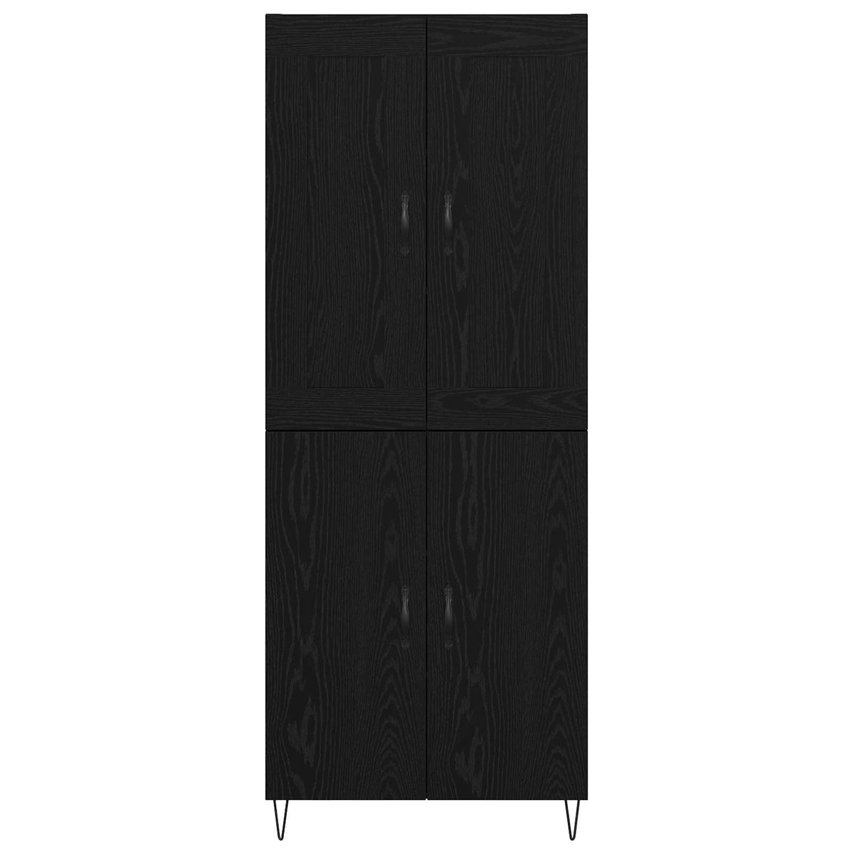 Highboard Sort eg 69,5 x 34 x 180 cm Konstrueret træ