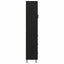Highboard Sort eg 34,5 x 34 x 180 cm Konstrueret træ