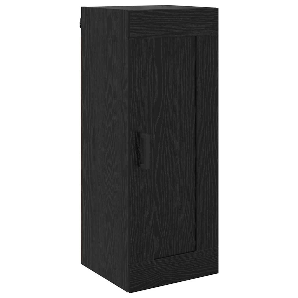 Highboard Sort eg 34,5 x 34 x 180 cm Konstrueret træ