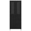 Highboard 2 stk. Sort eg 69,5 x 34 x 180 cm Konstrueret træ