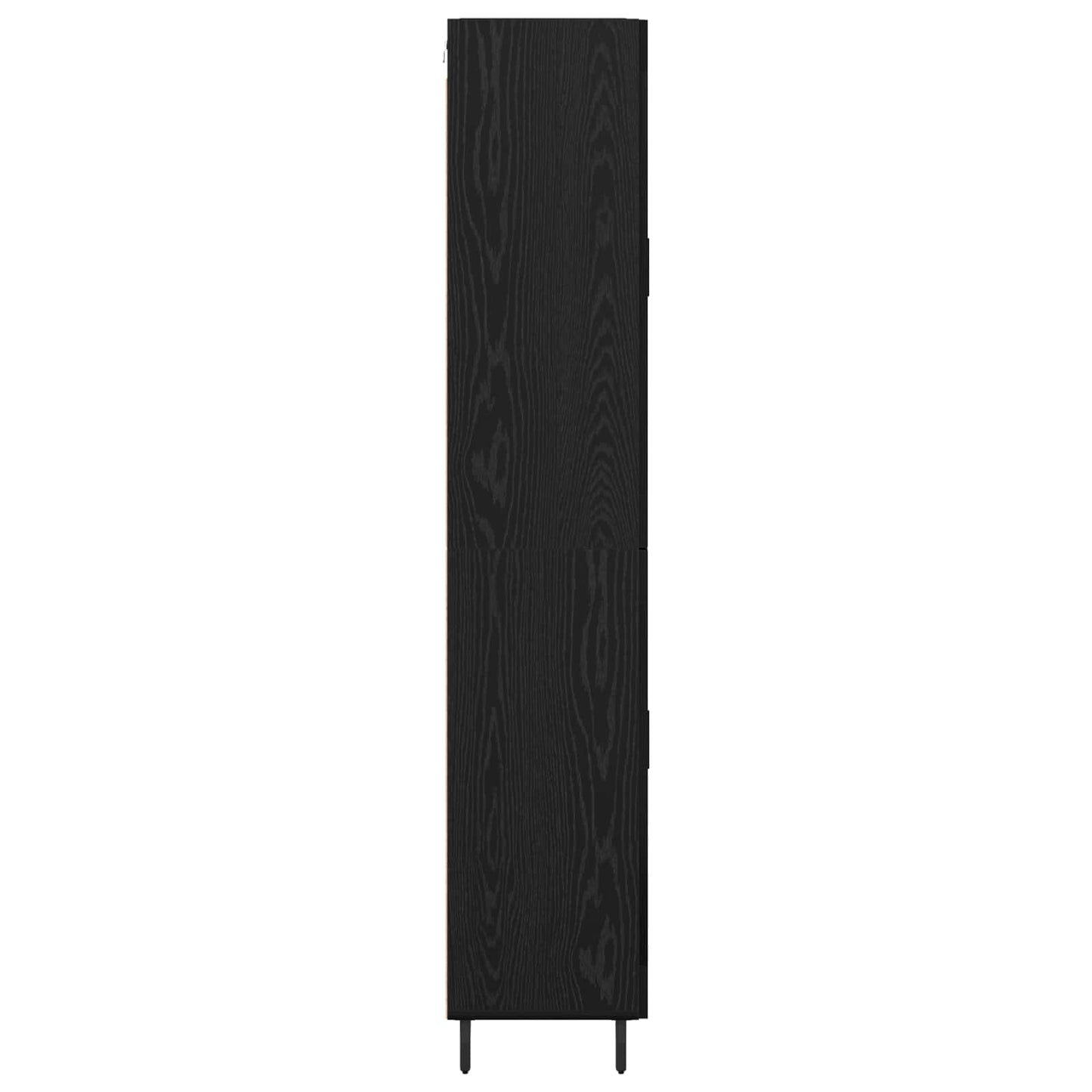 Highboard 2 stk. Sort eg 69,5 x 34 x 180 cm Konstrueret træ