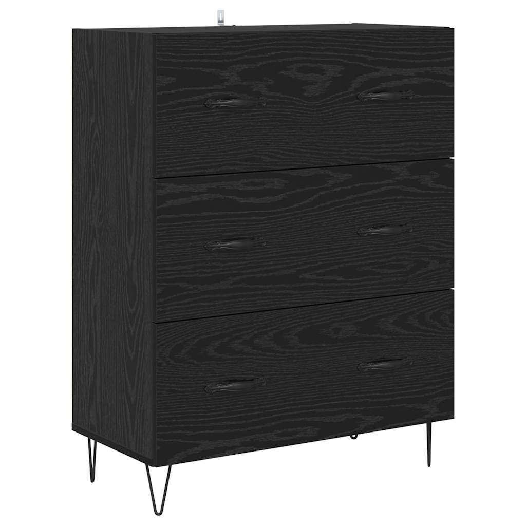 Highboard 2 stk. Sort eg 69,5 x 34 x 180 cm