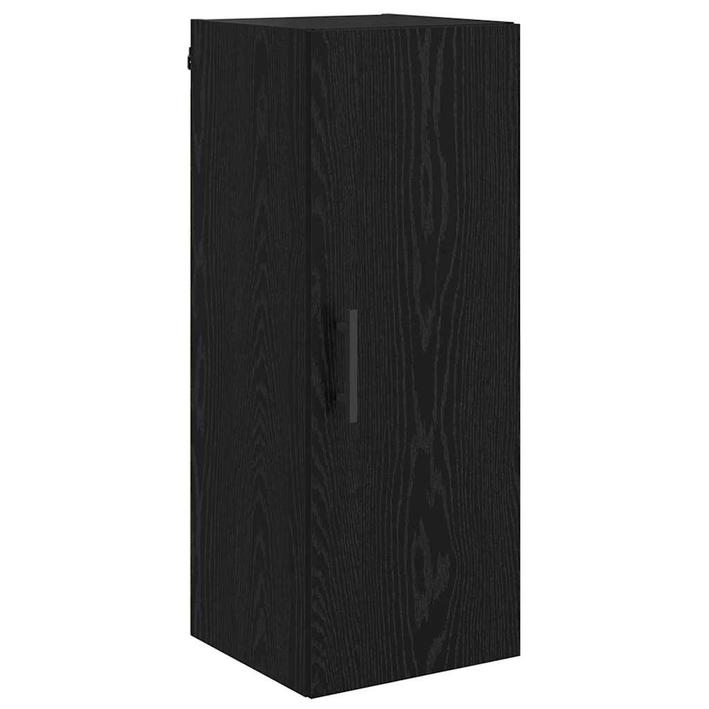 Highboard Sort eg 34,5 x 34 x 180 cm Konstrueret træ