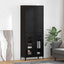 Highboard Sort eg 69,5 x 34 x 180 cm Konstrueret træ