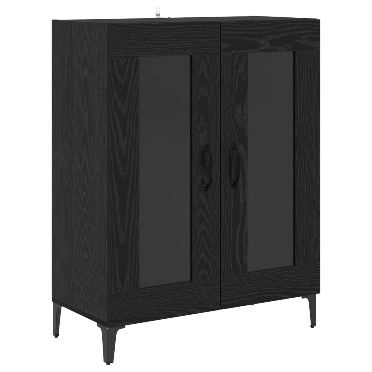 Highboard Sort eg 69,5 x 34 x 180 cm Konstrueret træ