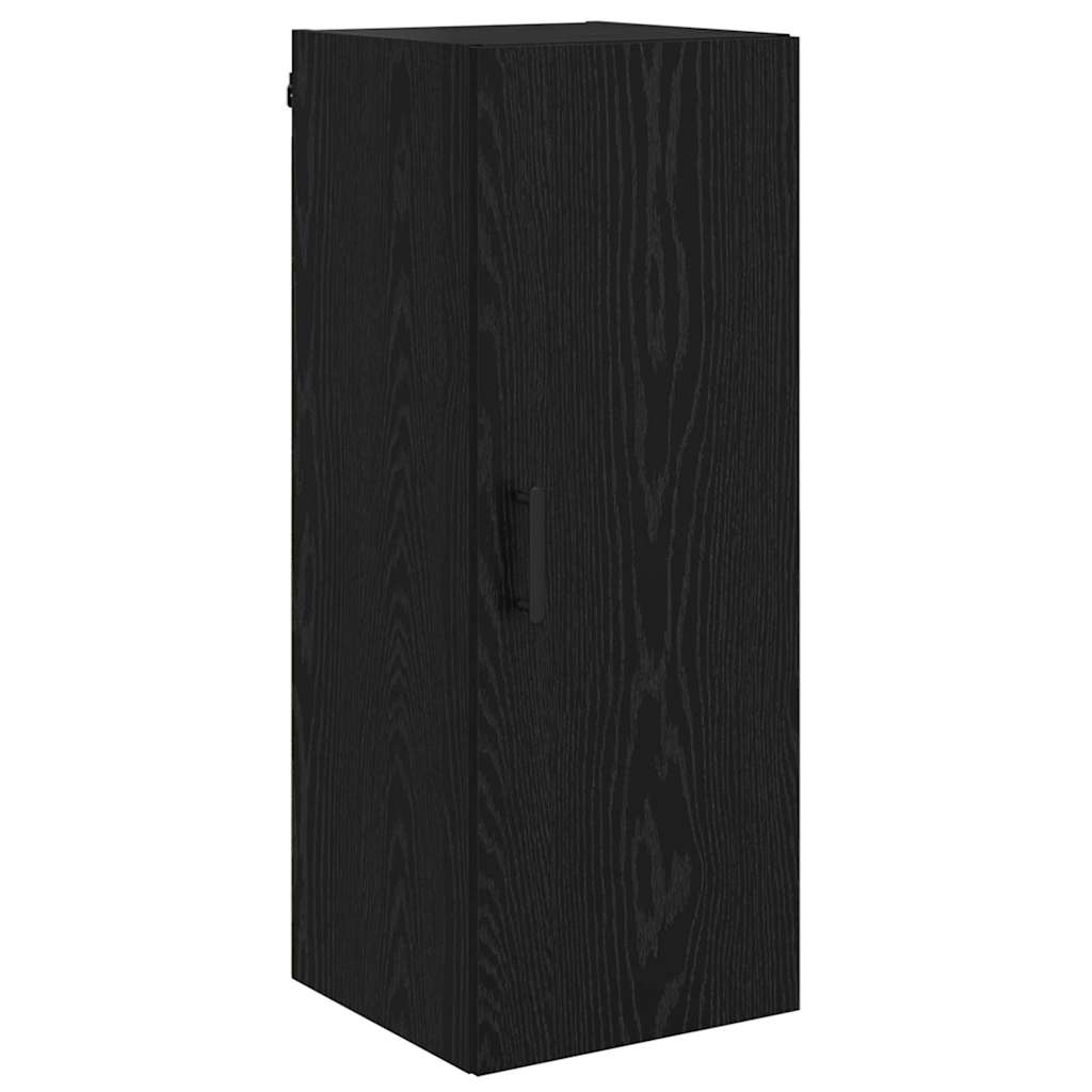 Highboard Sort eg 34,5 x 34 x 180 cm Konstrueret træ