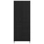 Highboard 2 stk. Sort eg 69,5 x 34 x 180 cm Konstrueret træ