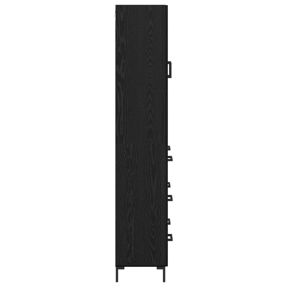 Highboard Sort eg 69,5 x 34 x 180 cm Konstrueret træ