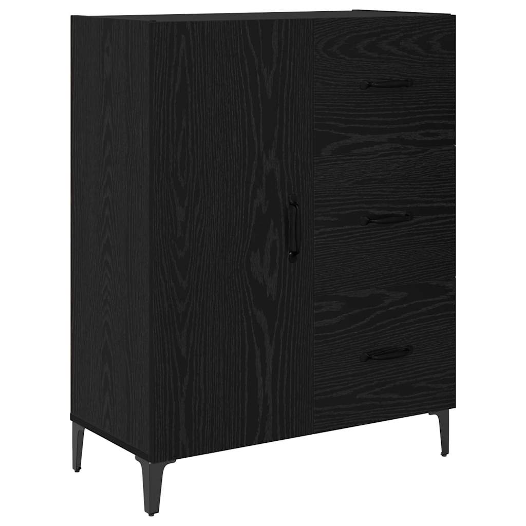 Highboard Sort eg 69,5 x 34 x 180 cm Konstrueret træ