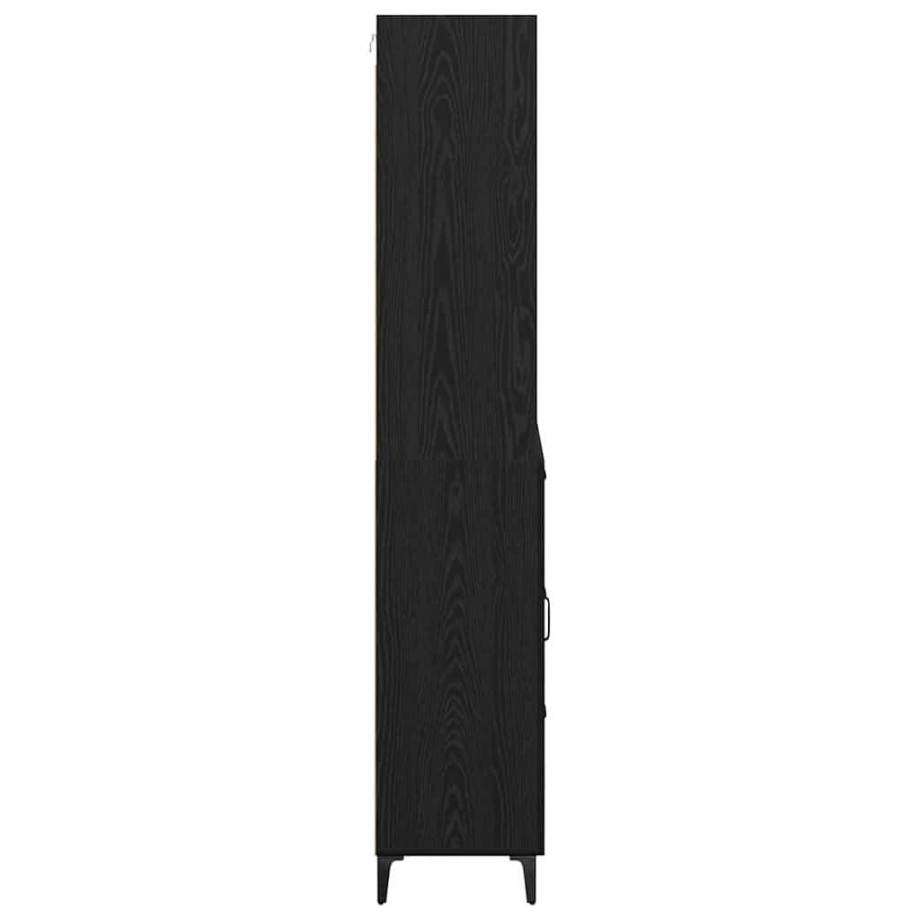 Highboard Sort eg 69,5 x 34 x 180 cm Konstrueret træ