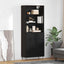 Highboard 2 stk. Sort eg 69,5 x 34 x 180 cm