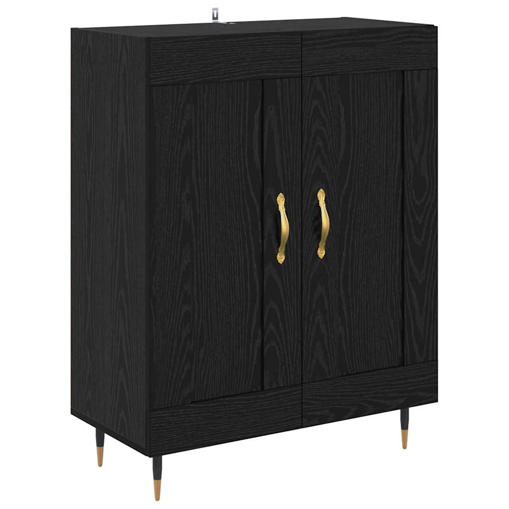 Highboard Sort eg 69,5 x 34 x 180 cm Konstrueret træ