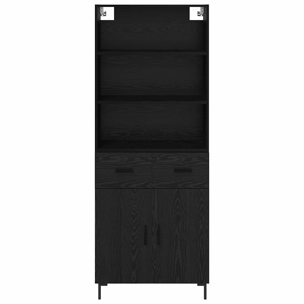 Highboard Sort eg 69,5 x 34 x 180 cm Konstrueret træ