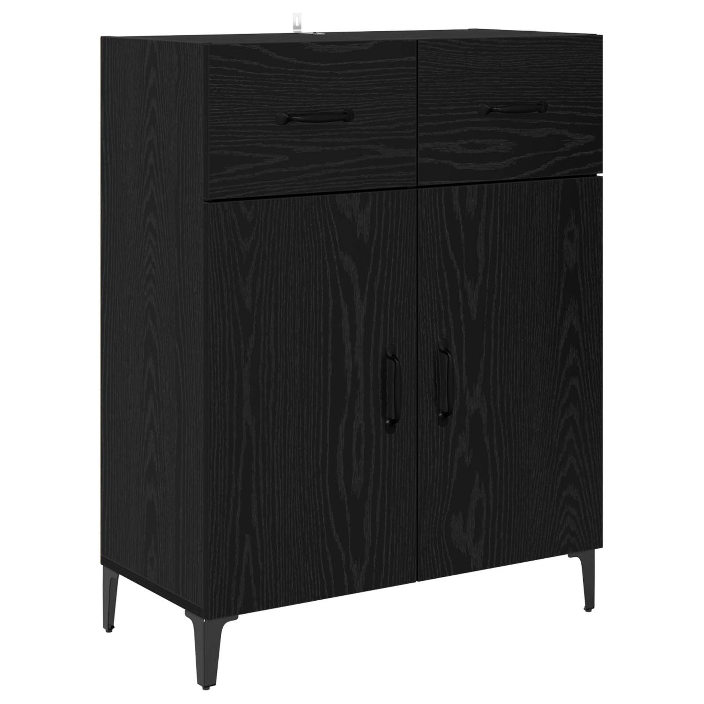 Highboard Sort eg 69,5 x 34 x 180 cm Konstrueret træ