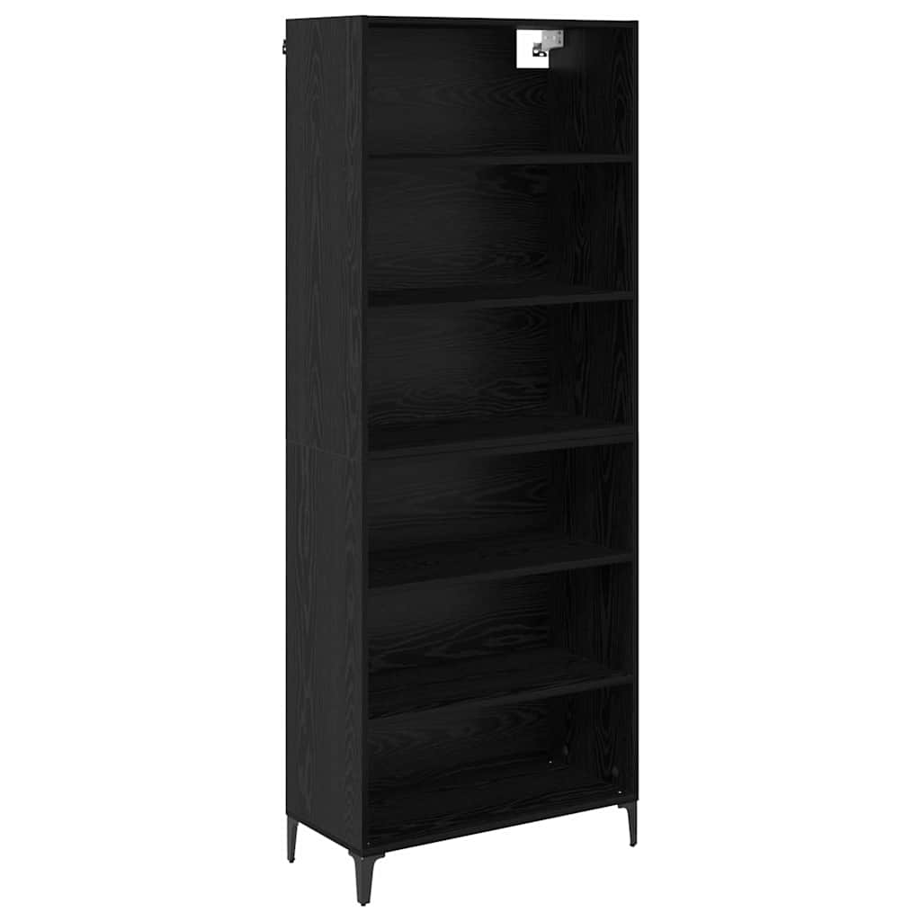 Highboard Sort eg 69,5 x 34 x 180 cm Konstrueret træ