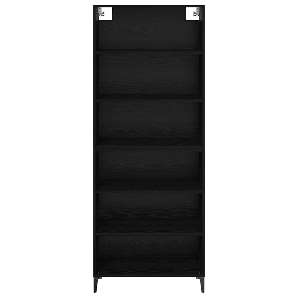 Highboard Sort eg 69,5 x 34 x 180 cm Konstrueret træ