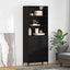 Highboard Sort eg 69,5 x 34 x 180 cm Konstrueret træ