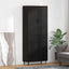 Highboard 2 stk. Sort eg 69,5 x 34 x 180 cm Konstrueret træ