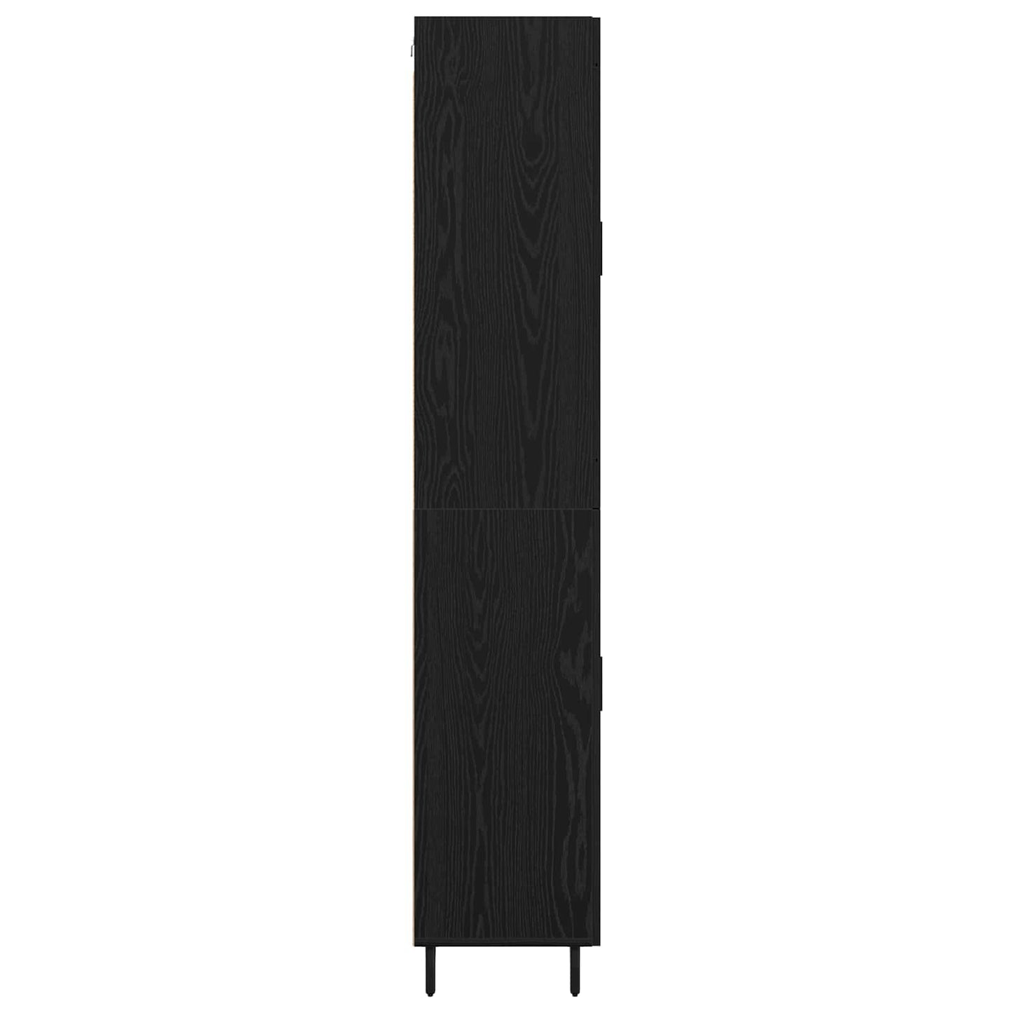Highboard 2 stk. Sort eg 69,5 x 34 x 180 cm Konstrueret træ
