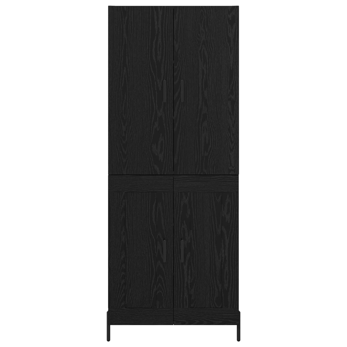 Highboard Sort eg 69,5 x 34 x 180 cm Konstrueret træ
