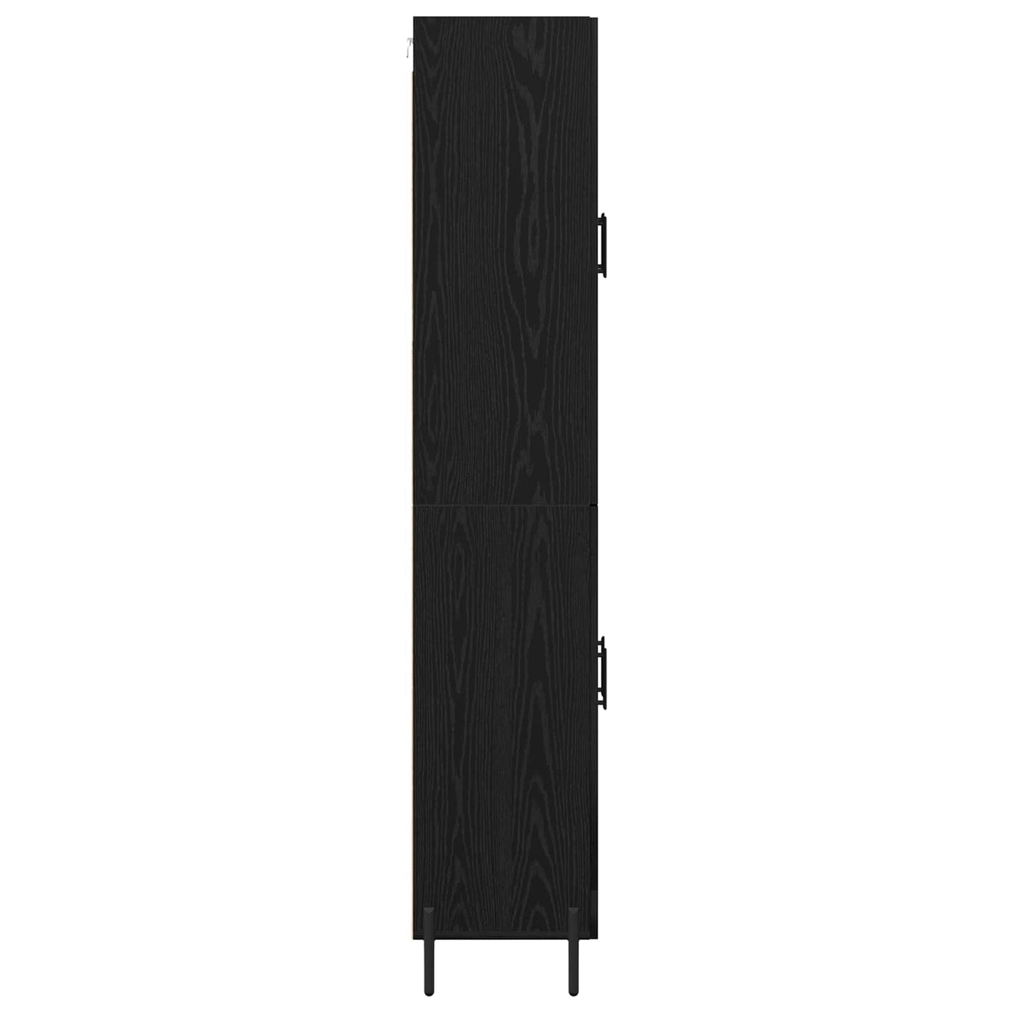 Highboard Sort eg 69,5 x 34 x 180 cm Konstrueret træ