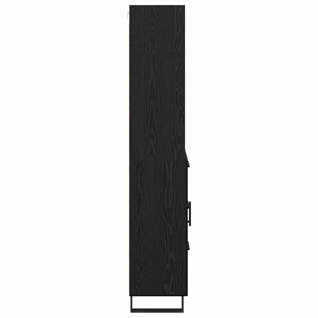 Highboard 2 stk. Sort eg 69,5 x 34 x 180 cm