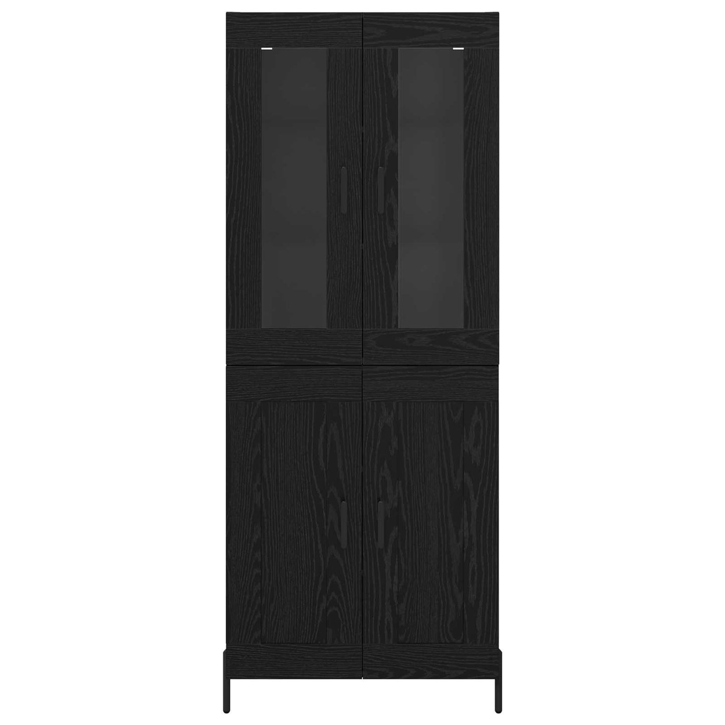 Highboard Sort eg 69,5 x 34 x 180 cm Konstrueret træ