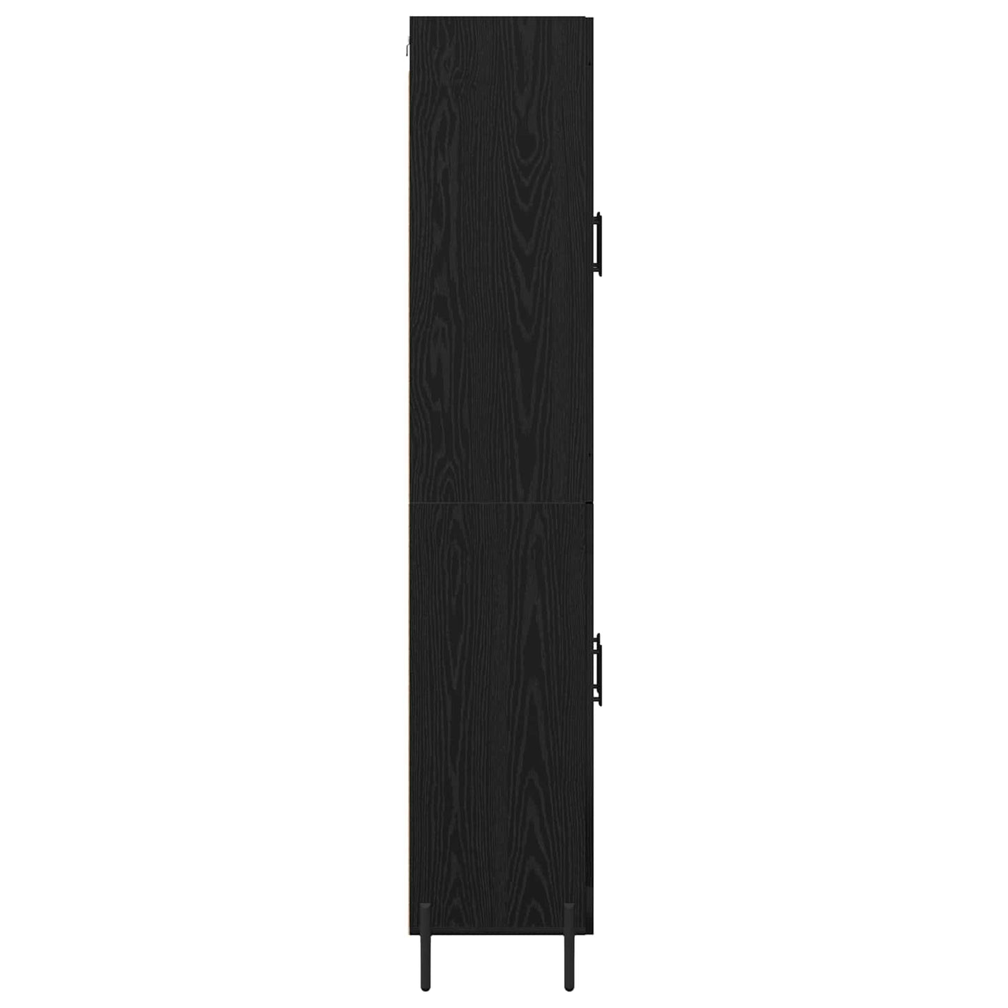 Highboard Sort eg 69,5 x 34 x 180 cm Konstrueret træ