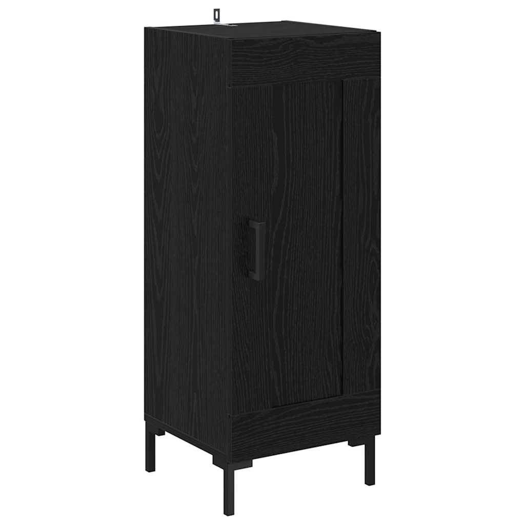 Highboard Sort eg 34,5 x 34 x 180 cm Konstrueret træ