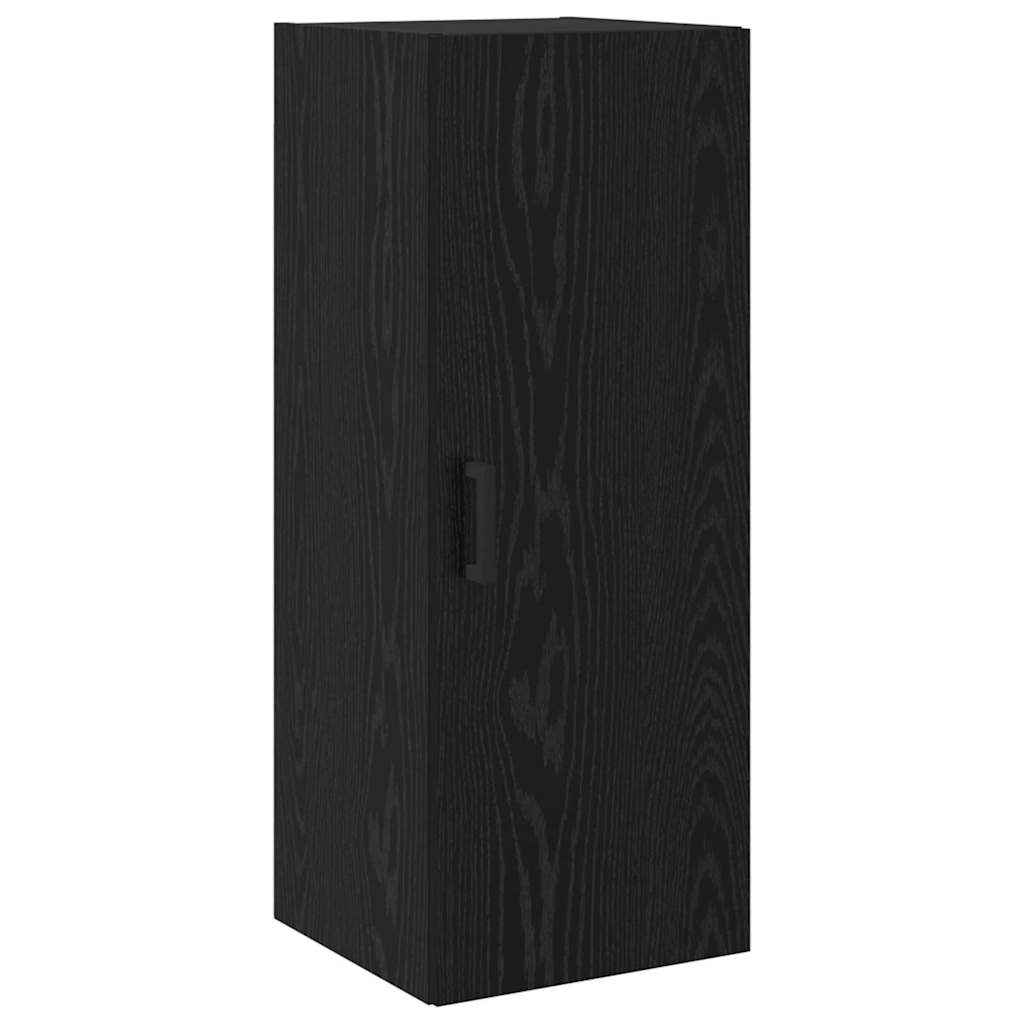 Highboard Sort eg 34,5 x 34 x 180 cm Konstrueret træ