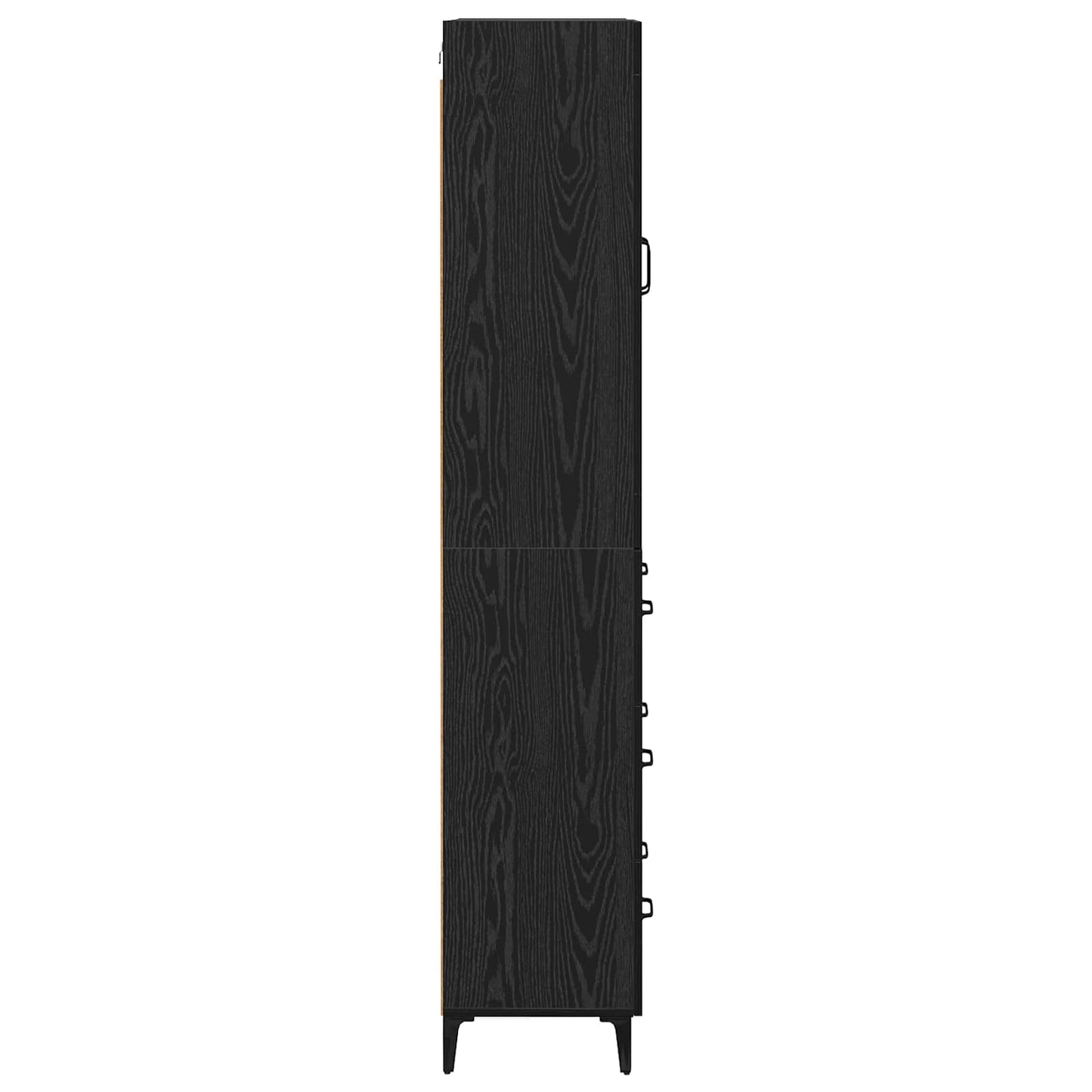 Highboard Sort eg 69,5 x 34 x 180 cm Konstrueret træ