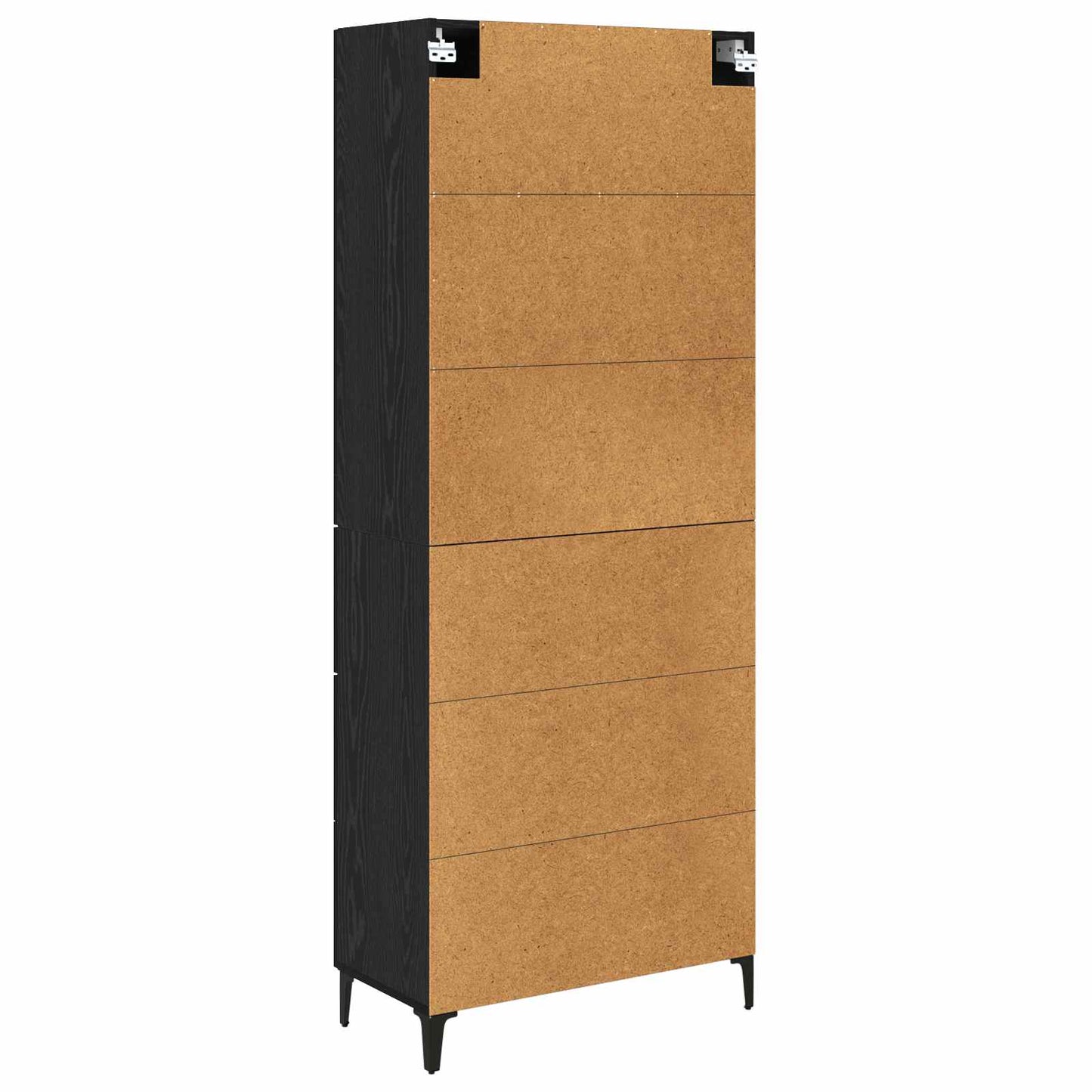 Highboard Sort eg 69,5 x 34 x 180 cm Konstrueret træ