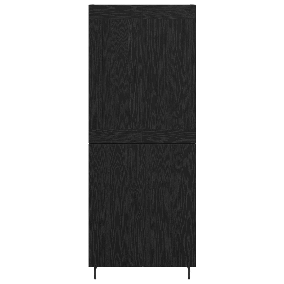Highboard 2 stk. Sort eg 69,5 x 34 x 180 cm Konstrueret træ