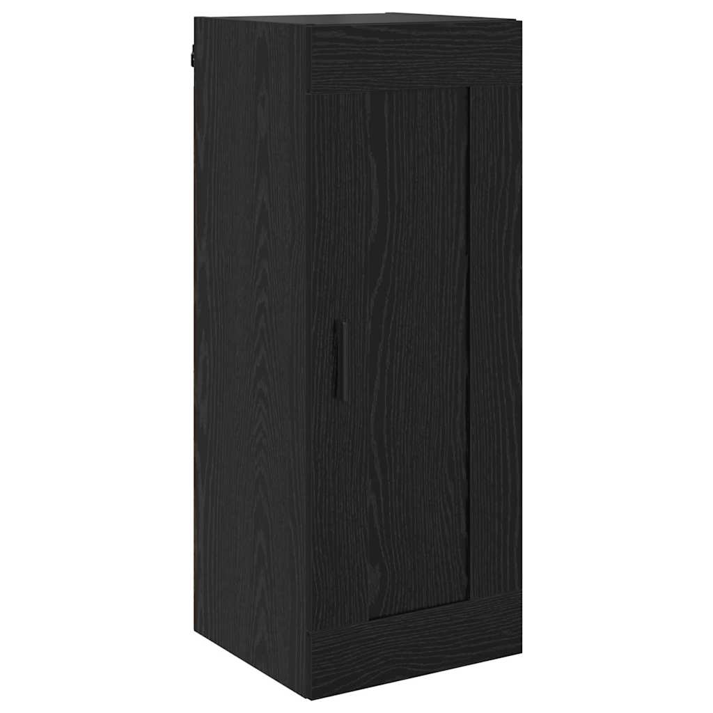 Highboard Sort eg 34,5 x 34 x 180 cm Konstrueret træ