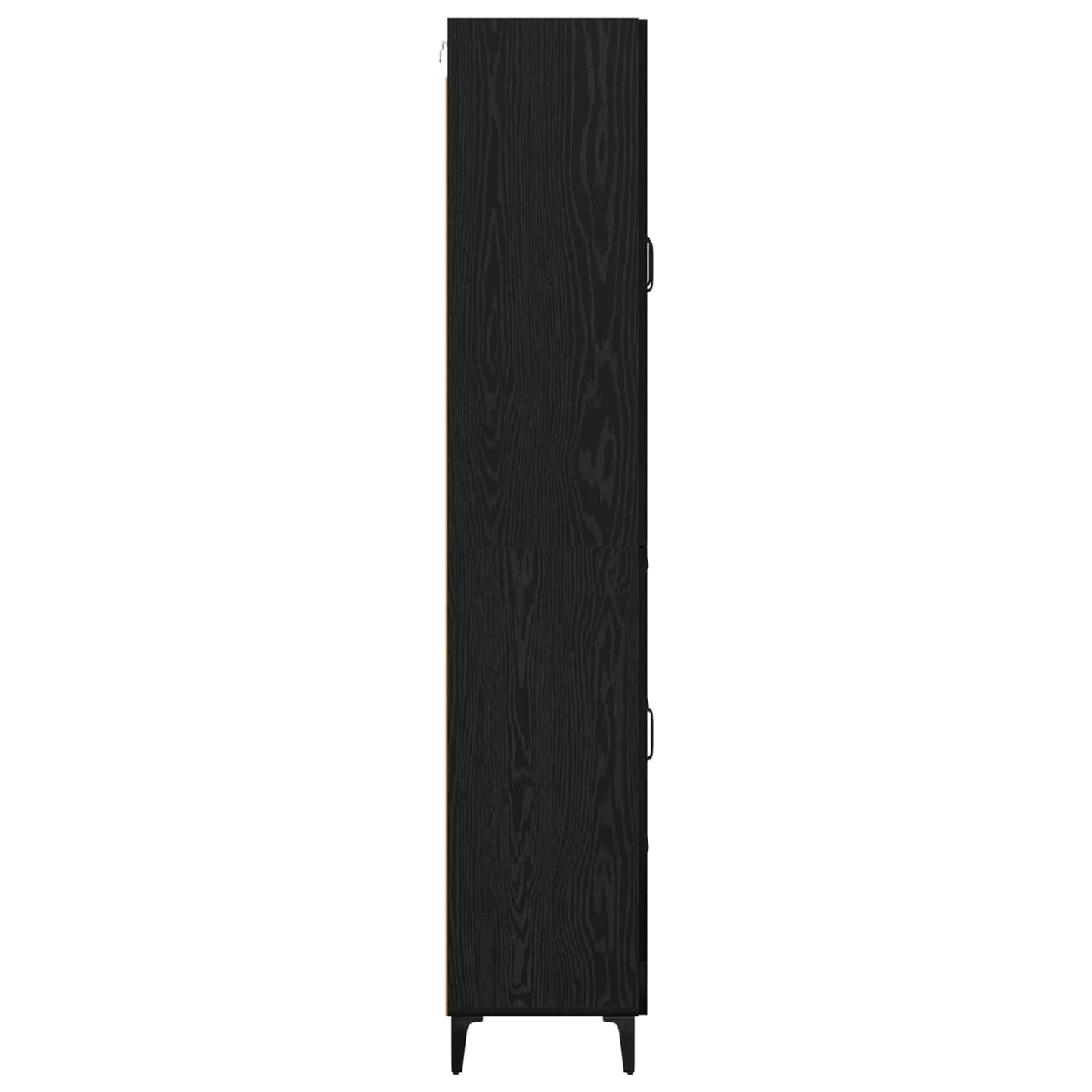 Highboard Sort eg 69,5 x 34 x 180 cm Konstrueret træ