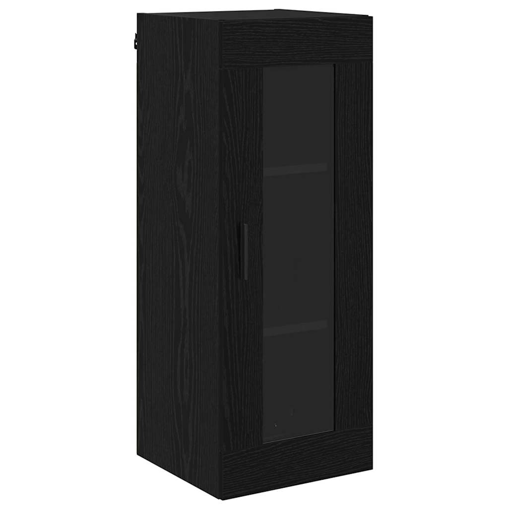 Highboard Sort eg 34,5 x 34 x 180 cm Konstrueret træ