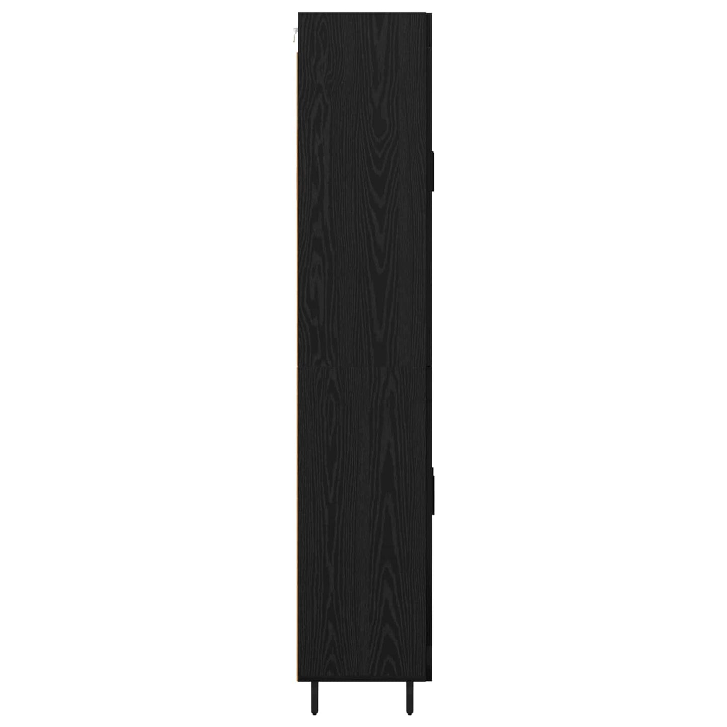 Highboard 2 stk. Sort eg 69,5 x 34 x 180 cm Konstrueret træ