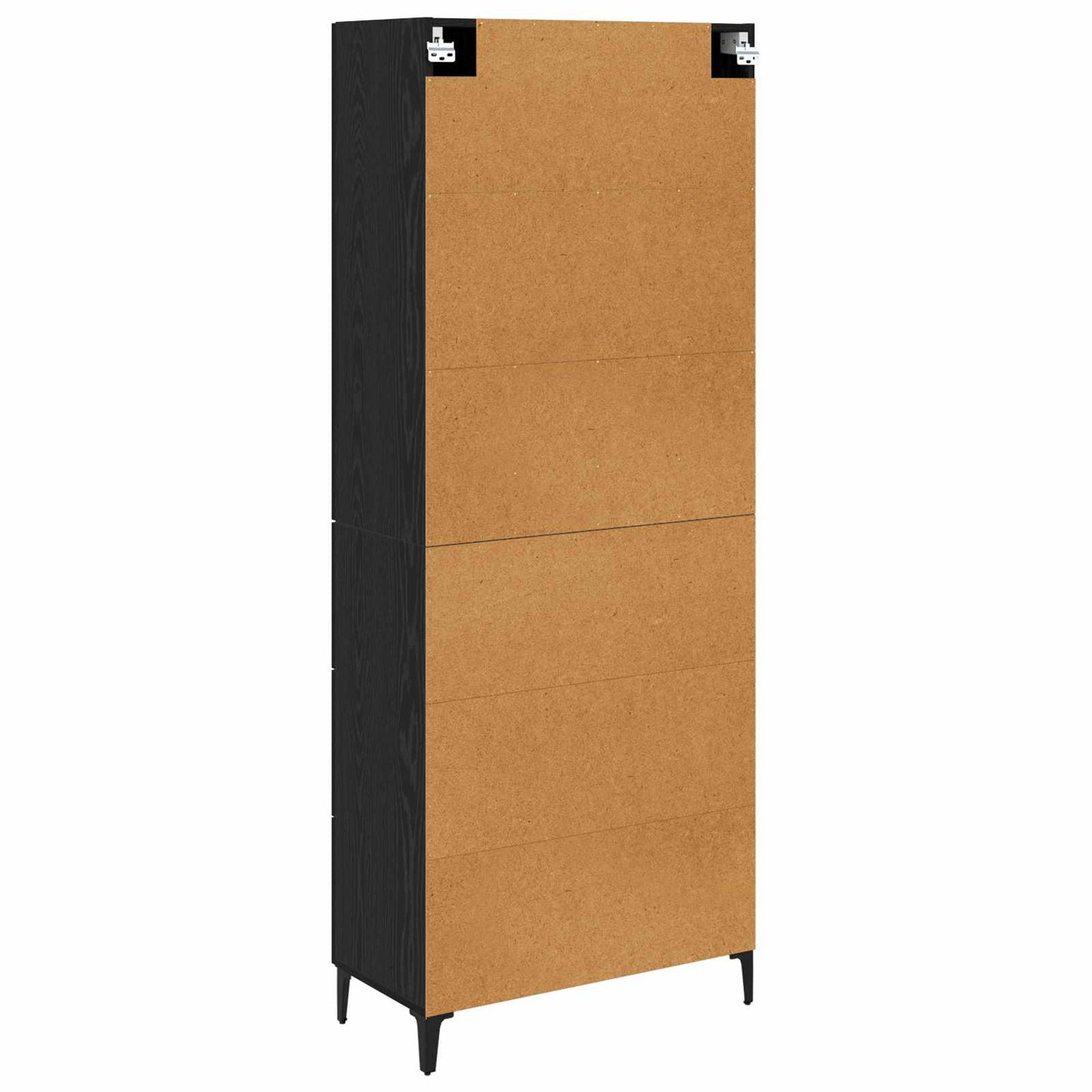 Highboard Sort eg 69,5 x 34 x 180 cm Konstrueret træ