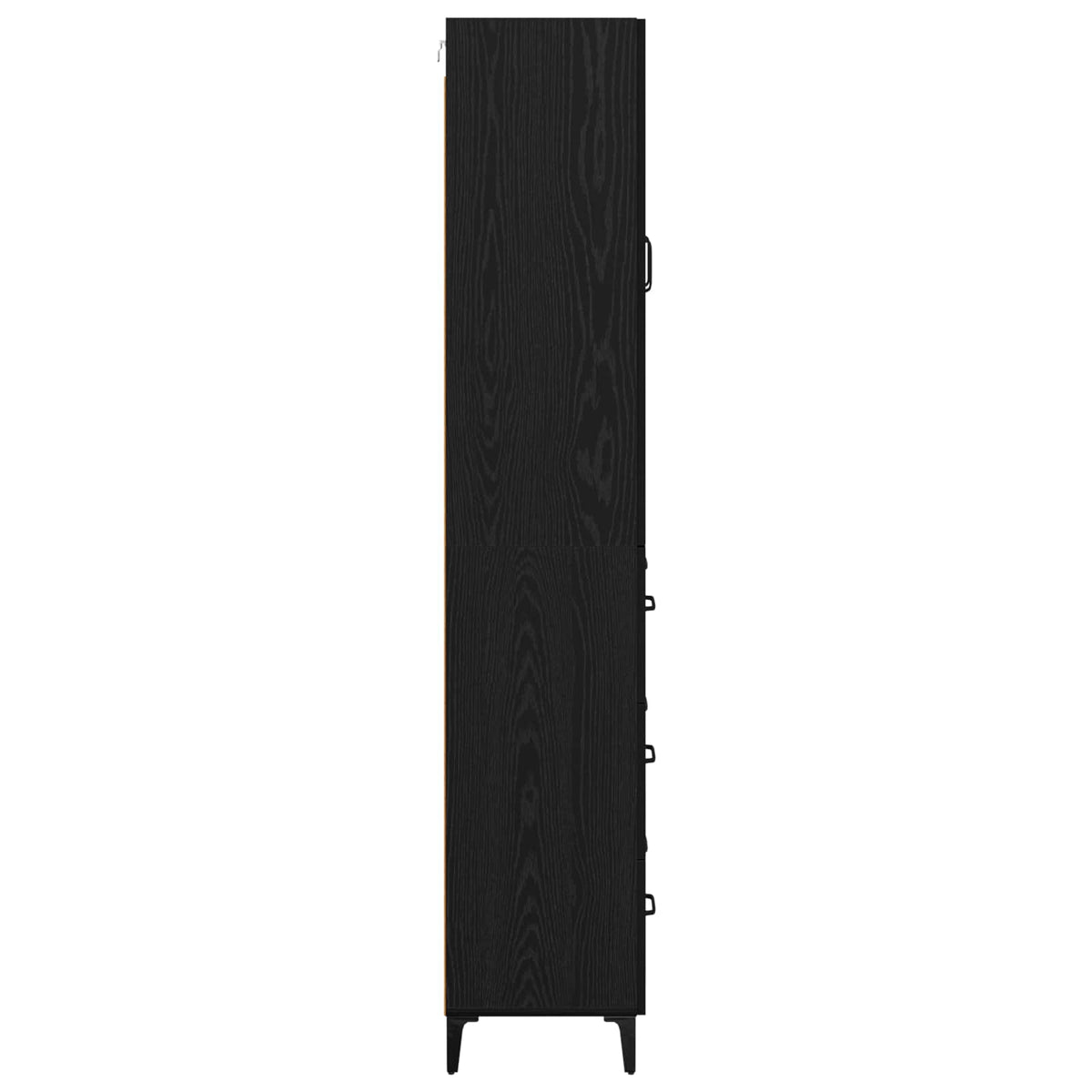Highboard Sort eg 69,5 x 34 x 180 cm Konstrueret træ