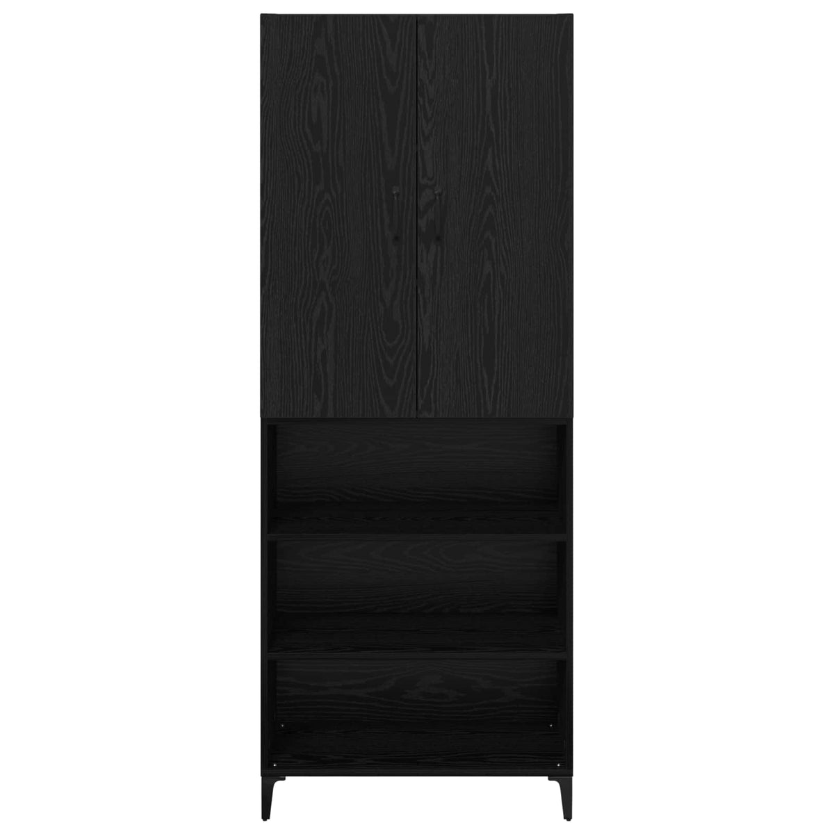 Highboard Sort eg 69,5 x 34 x 180 cm Konstrueret træ