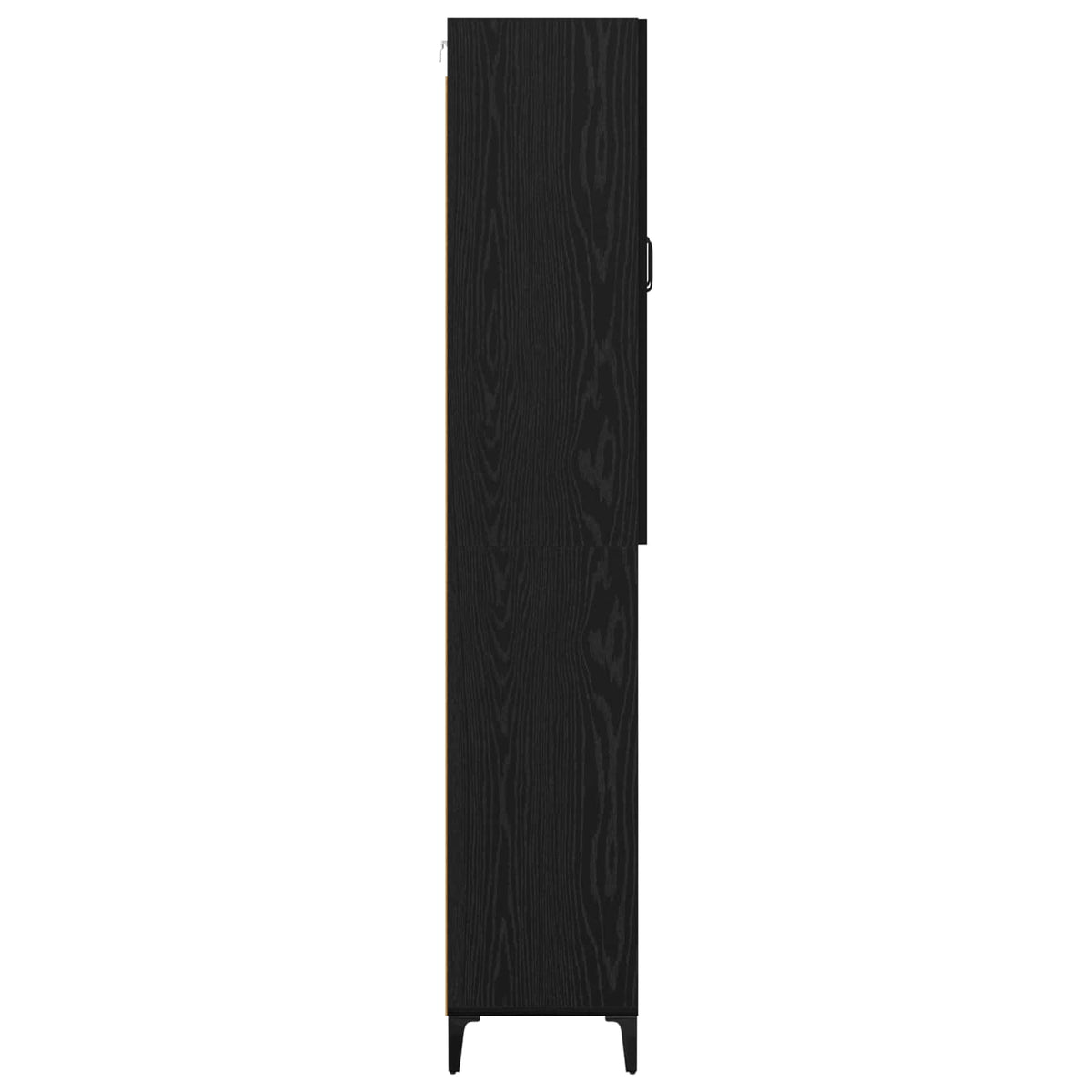 Highboard Sort eg 69,5 x 34 x 180 cm Konstrueret træ