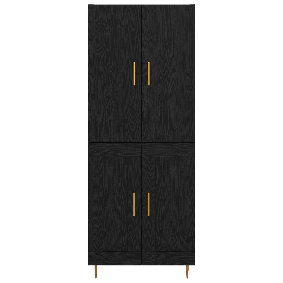 Highboard Sort eg 69,5 x 34 x 180 cm Konstrueret træ