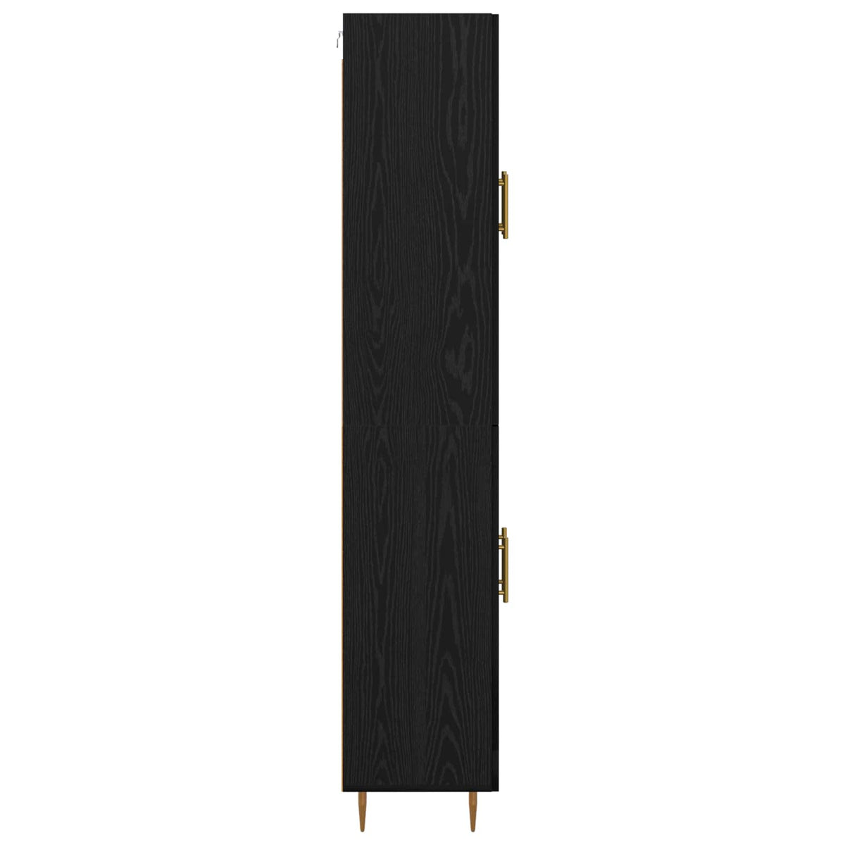 Highboard Sort eg 69,5 x 34 x 180 cm Konstrueret træ
