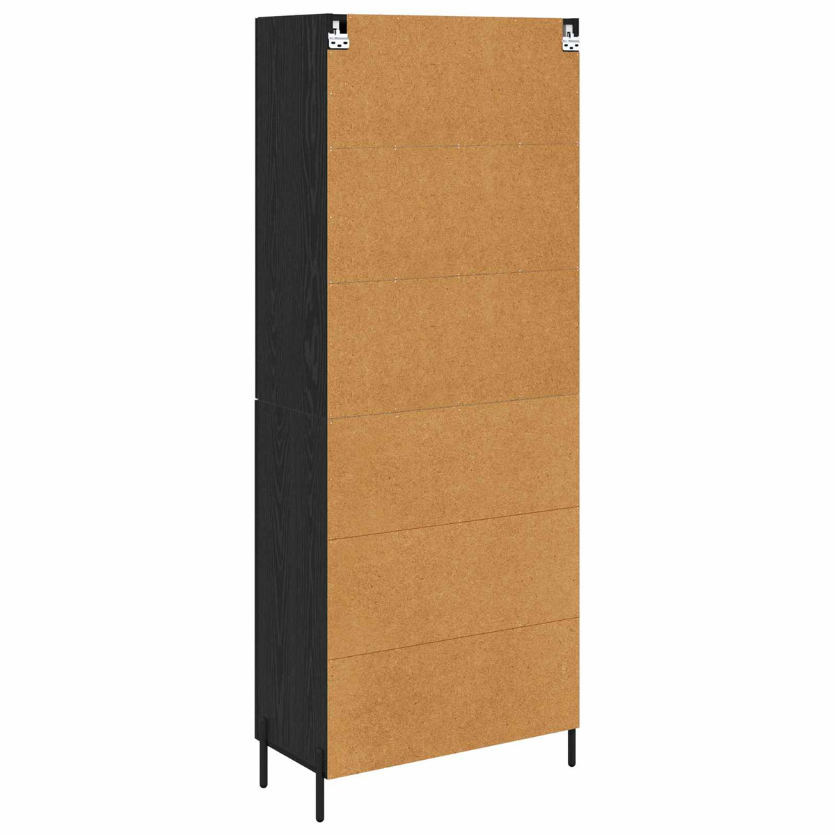 Highboard Sort eg 69,5 x 34 x 180 cm Konstrueret træ