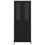 Highboard Sort eg 69,5 x 34 x 180 cm Konstrueret træ