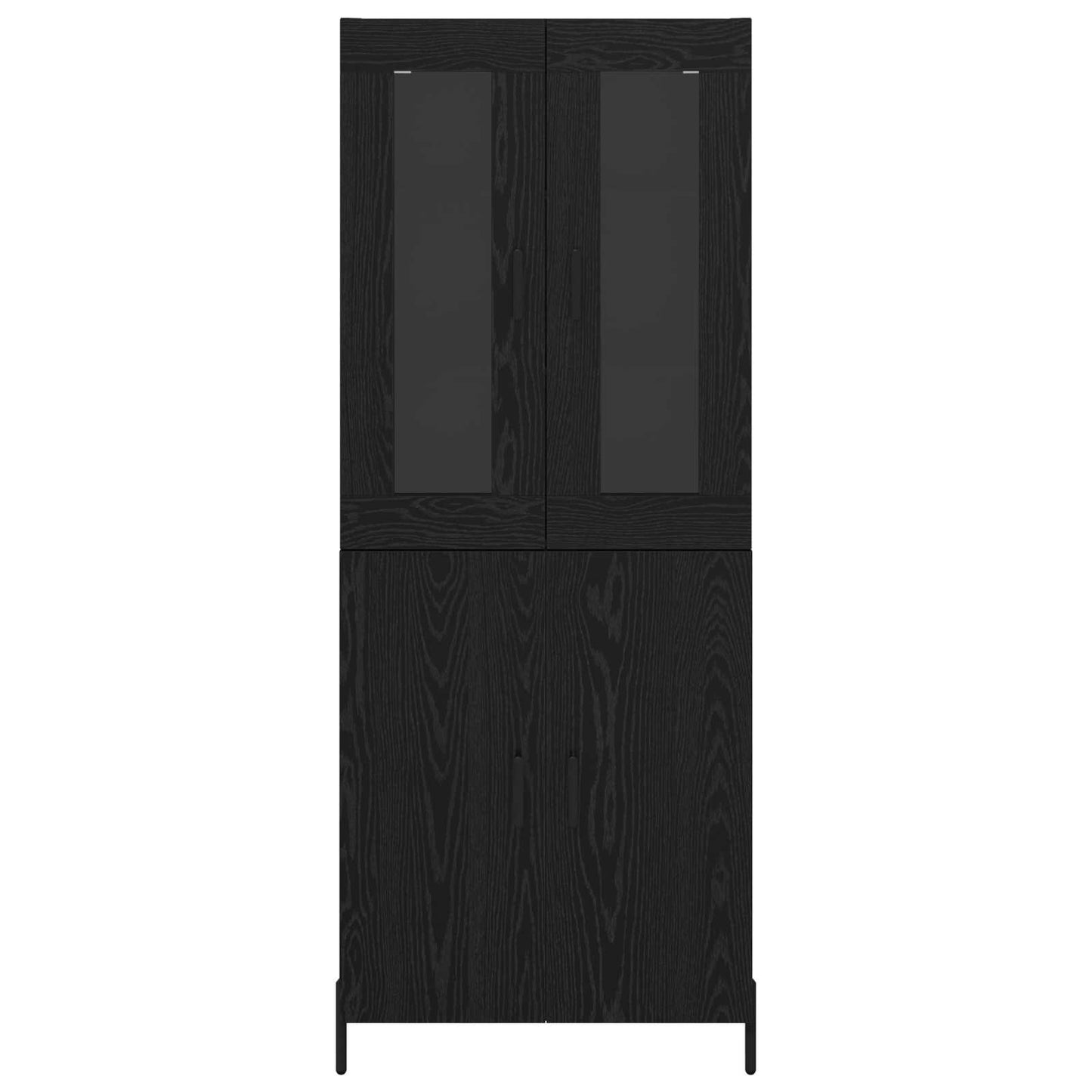 Highboard Sort eg 69,5 x 34 x 180 cm Konstrueret træ